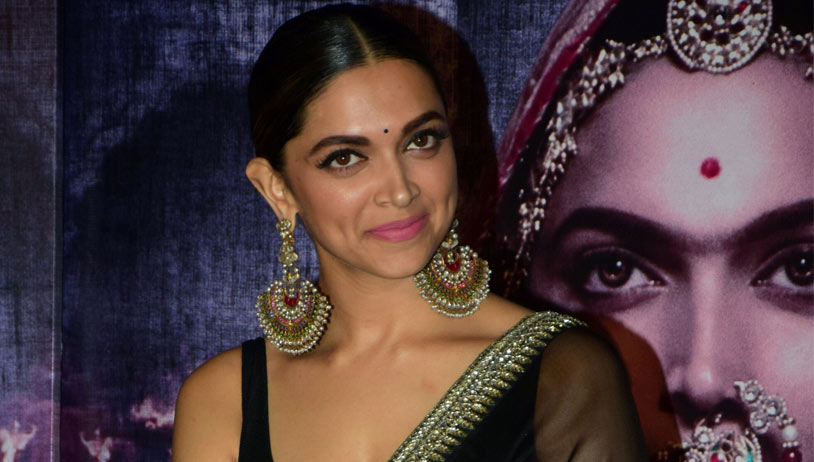 Candid Pictures of Deepika Padukone from Padmaavat 3D Trailer Launch